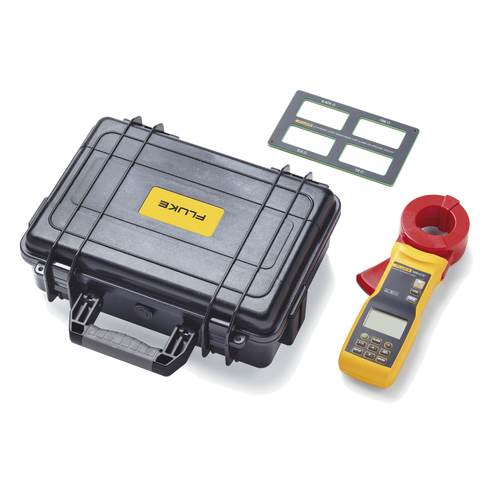 Medidor de Resistencia a Tierra y Corriente de Fuga de Gancho (Terrómetro),  Conexión Fluke Connect. CAT III y CAT IV, Tensión Máxima a Tierra 1000V. Con Certificado de Calibración. Excede a modelos Megger