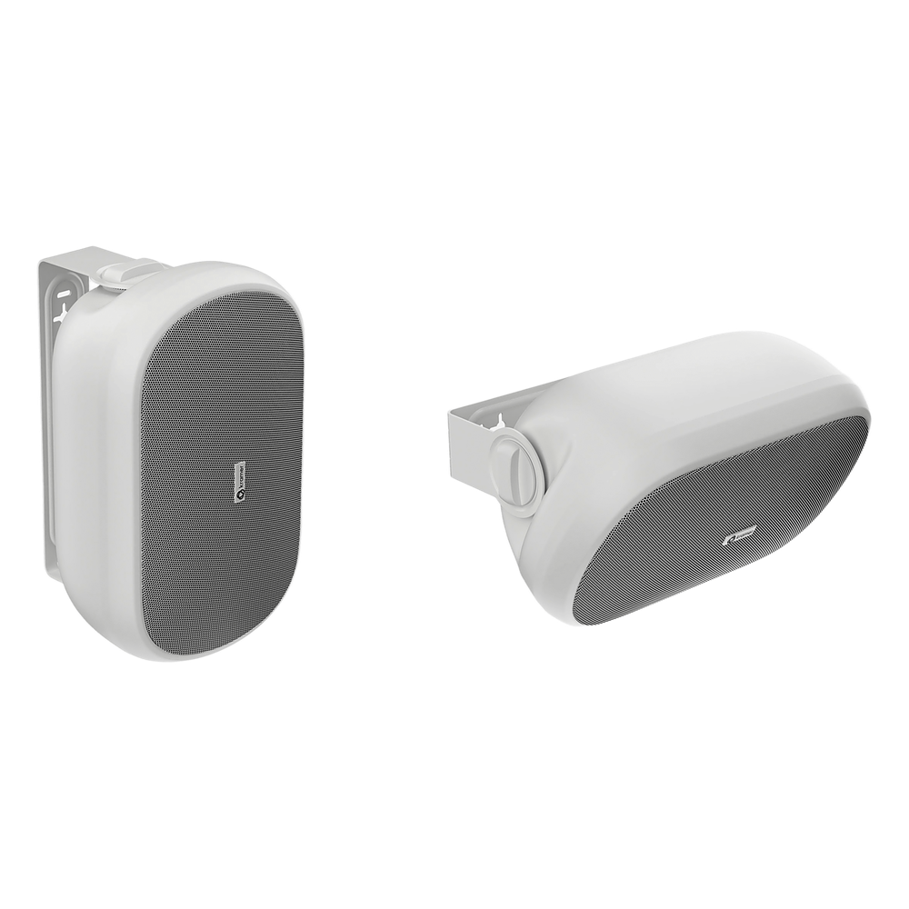 Altavoz All-Weather 6.5" | 2 Vías | Montaje Pared | PoE++ | Dante | IP66 | DSP Integrado | Mezclador 2 Canales | Control API