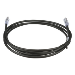 Cable de Parcheo UTP, Cat6A, 24 AWG, CM, Color Negro, 0.91 Metros (3 Pies)