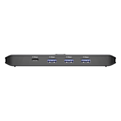 Sharing Switch USB 3.2 Gen 1 Essentials | 2 x 4 Puertos | 5 Gbps | InstaSync | Boton Integrado | Selector Remoto | Diseño Compacto