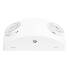 Luz de Emergencia LED / Doble LED 1W 150 lúmenes / Batería Ni-Cd 3.6V 900mAh / 90 min Autonomía / Voltaje Universal 127-240 VAC / UL 5VA / Blanco