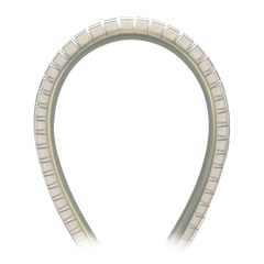 Cubre-filos Ranurado con Adhesivo, para Bordes de 2.5 a 3.7mm, de 30.5m de Largo, Color Natural