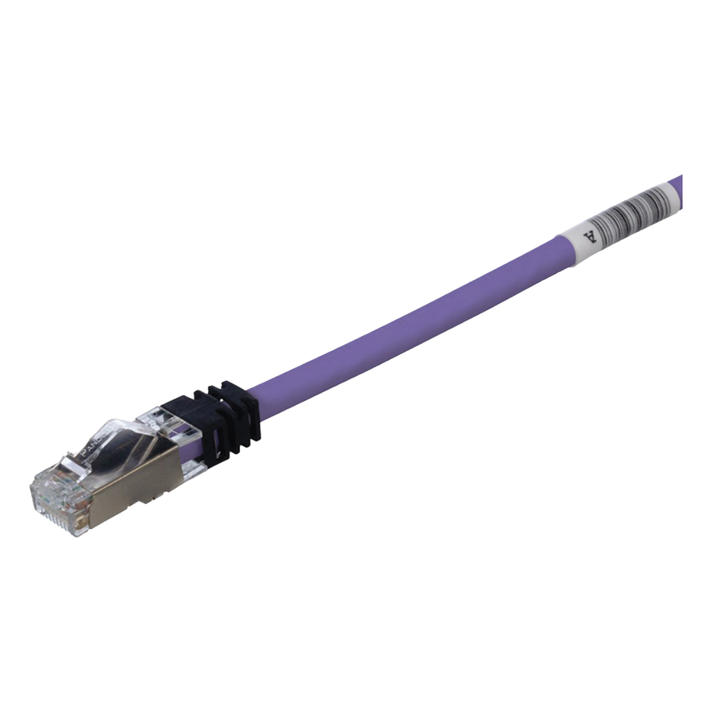 Patch Cord Cat6A, Blindado S/FTP, CM/LS0H, 1.52 Metros (5 Pies), Color Violeta
