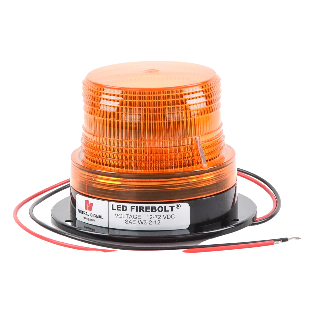Estrobo ámbar FIREBOLT PLUS de tecnología LED, 12-72 Vcc
