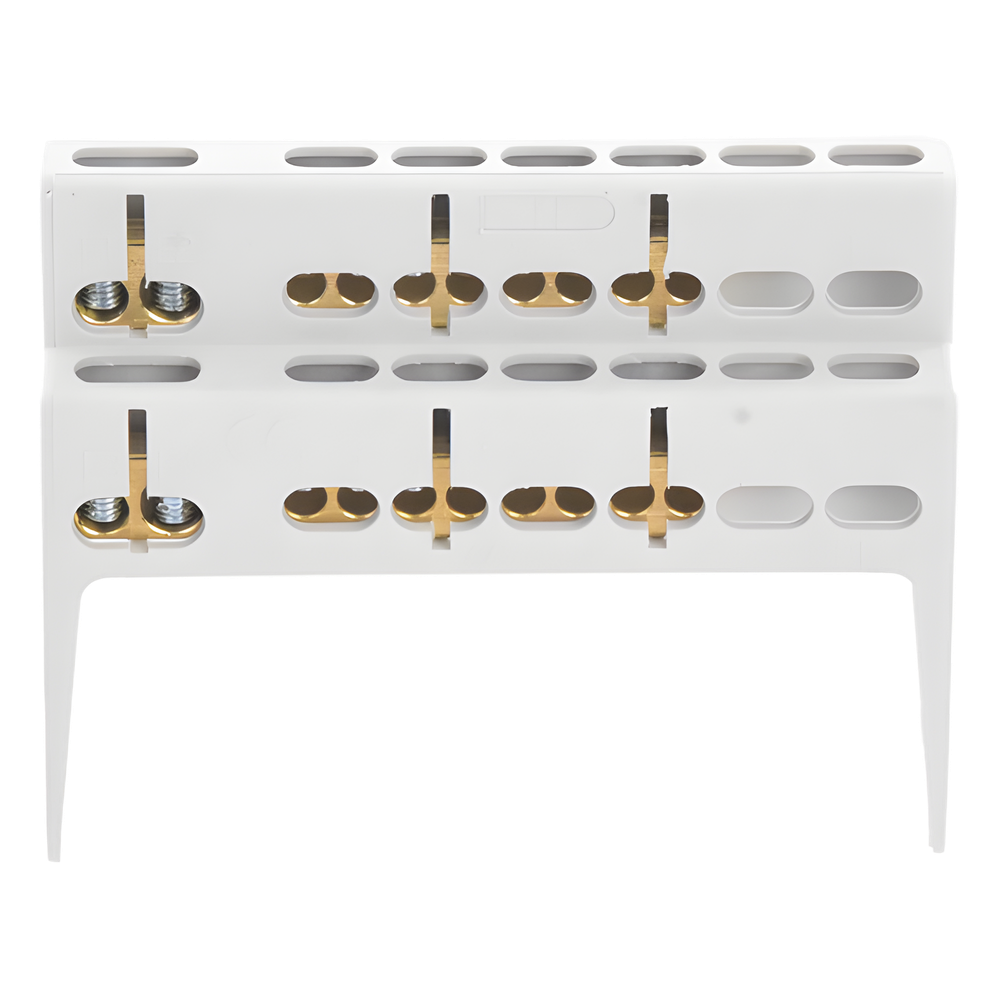 Soporte + Barra de Conexion (8 MOD) (8+2 ENTR.) IP40