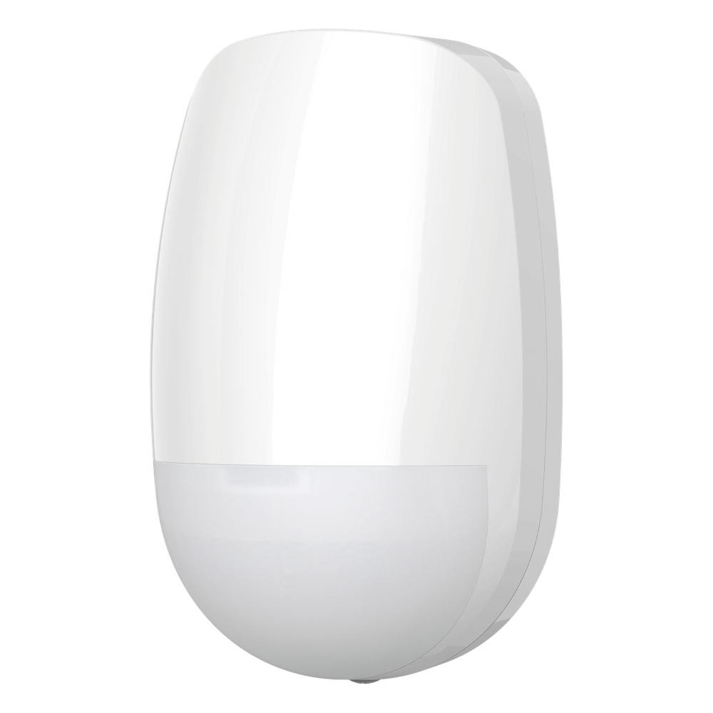 (AX PRO) Detector PIR Inalámbrico de Doble Tecnología / Inmunidad a Mascotas / Rango de Detección de 12 mts / Angulo de 85.9° de Cobertura