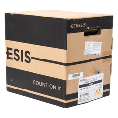 Bobina de 305 Metros (1000 Pies) Cable Par Trenzado Nivel 5 (CAT 5e) / CMR / Color Azul / 4 Pares de Conductores Sólidos de Cobre AWG 24 / Para Aplicaciones de CCTV, Redes de Datos, IP Megapixel, Control RS485