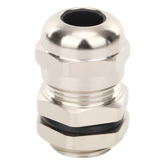Conector Metálico Tipo Glándula para Cable de 3 a 6.5 mm de Diámetro.