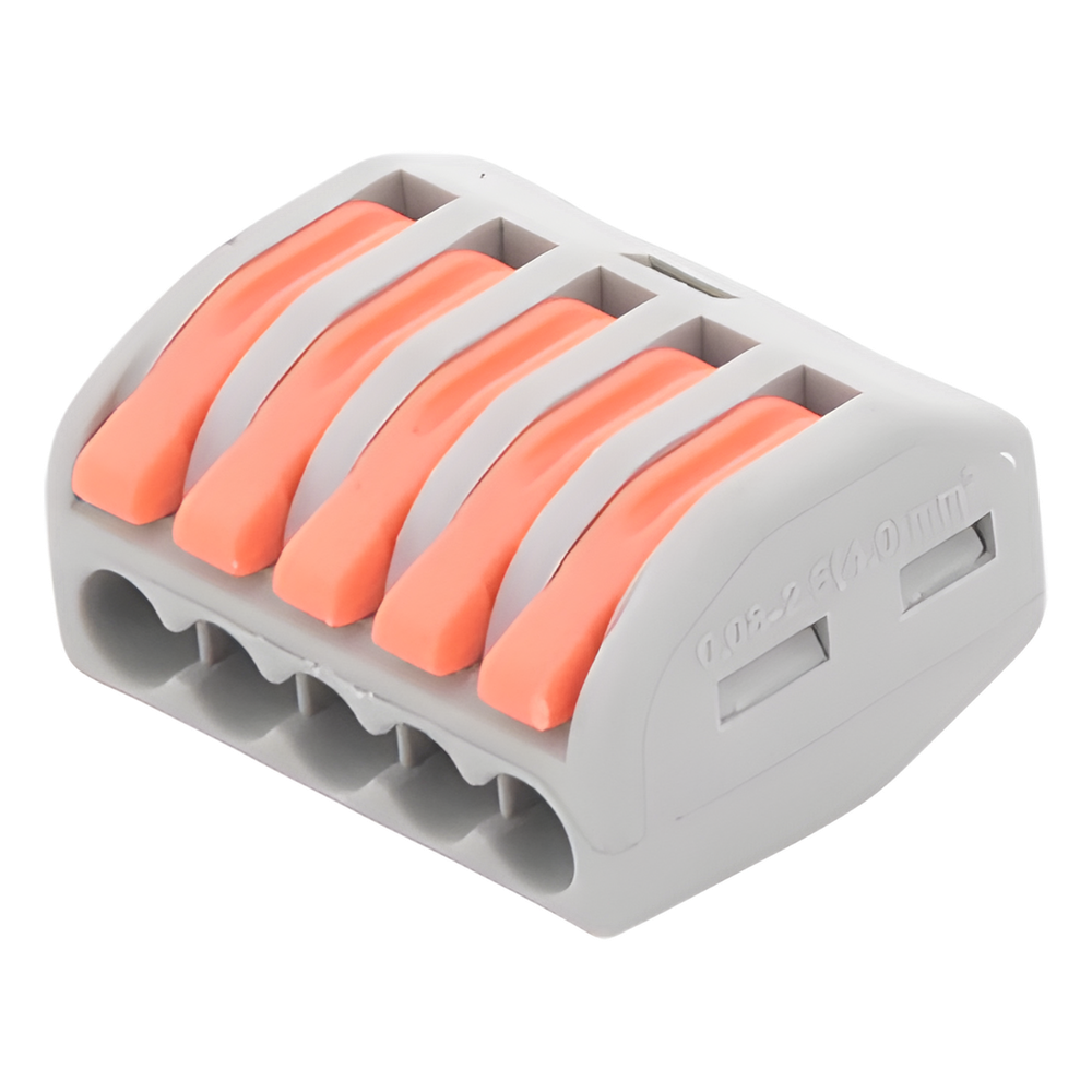 Conector Compacto para 1 Cable de Entrada 4 Cables de Salida / Cables Compatibles 12AWG-28AWG
