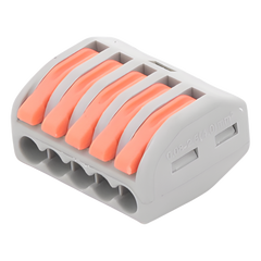 Conector Compacto para 1 Cable de Entrada 4 Cables de Salida / Cables Compatibles 12AWG-28AWG