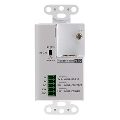 Transmisor HDMI | 4K a 40 metros | HDBaseT-Lite con placa de pared estadounidense/PoH