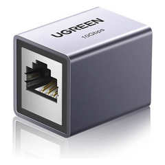 Acoplador STP (Extensor de Cable Ethernet RJ45) | 10Gbps | Blindado | Compatibilidad con Cat8 Cat7 Cat6 Cat5e | Hasta 100 Metros (328.08 Pies) | Aleación de Aluminio