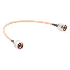 Jumper con Cable LP142 de 30 cm (11.81 pulgadas), con Conectores N Macho a N Macho.