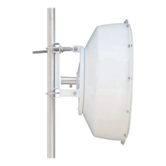 Antena direccional de alta resistencia, Ganancia 30 dBi, (4.9 -6.4 GHz), Plato hondo para mayor inmunidad al ruido, Conectores N-Hembra, Montaje incluido.