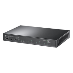 Switch PoE+ No Administrable De Escritorio 11 Puertos / 8 puertos 10/100 Mbps PoE af/at Inteligiente / Presupuesto 124 W / Hasta 250 metros