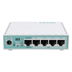 (Hex Version 2024) Router con 5 Puertos Gigabit Ethernet, 1 Puerto USB / CPU ARM Doble Nucleo/ RAM 512 MB/ Balanceo de Cargas