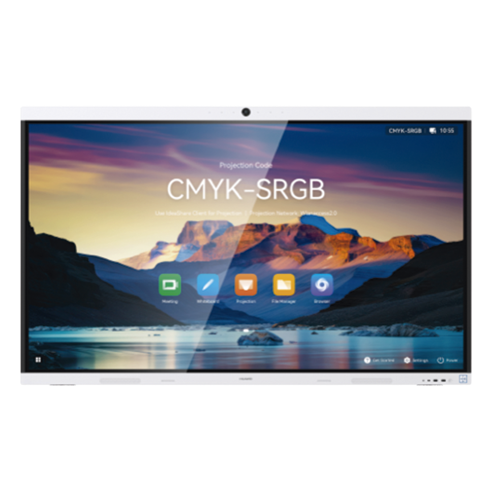 HUAWEI IdeaHub B3, Pantalla interactiva para Colaboración Inteligente, 86", 4K UHD, Harmony, Wi-Fi 6, Seguimiento de Voz, BYOM, Administración desde la Nube Gratis, blanco Jade