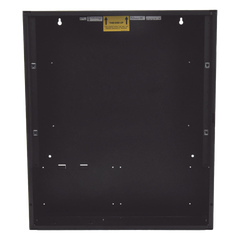 Caja posterior de 2 niveles para gabinete de panel contra incendio NOTIFIER, acero calibre 16, color negro