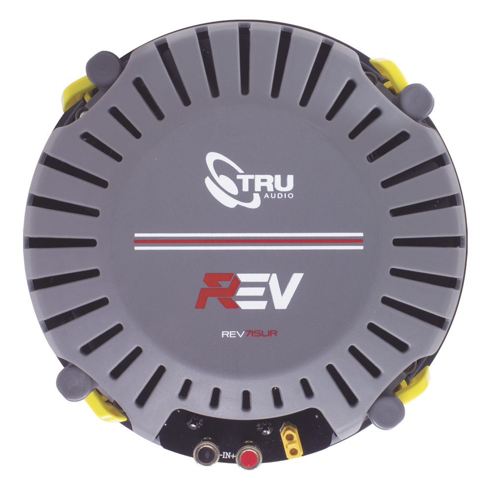 REV Series Altavoz Surround | Angulo para Techo de 3 Vias | Cine en Casa | Woofer 7in de Fibra de Carbono | 2 Tweeter de 1in | Giratorio de Titanio | 175W | 8&Omega;