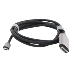 Cable USB-C 3.1 a HDMI 4K | 1.5 Metros (4.92 Pies) | Compatible con Thunderbolt 3 & 4 | Adaptador Tipo-C a HDMI | 4k@60Hz | Soporta Modo Espejo y Modo Extendido | Carcasa de Aluminio | Nylon Trenzado | Conector Niquelado | Blindaje Multicapa