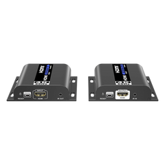Kit Extensor HDMI | AV sobre IP | 4K@60Hz | 120 m | HDMI 2.0 | HDCP 2.2 | 18 Gbps | Conexión 1:1 , 1:N, N:1 , N:N | Compatible con App iMMS