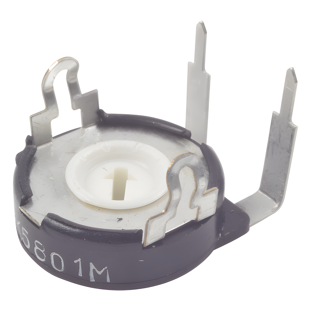 Potenciómetro de Cermet, 25 k Ohm, 0.25 Watt, 15 mm, Ajuste Vertical.