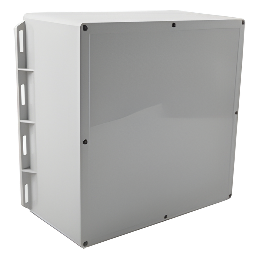 Gabinete Plástico para Exterior (IP65) de 300 x 300 x 150 mm Cierre por Tornillos.