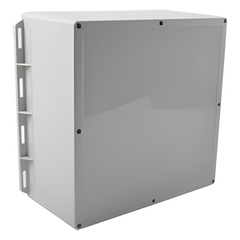 Gabinete Plástico para Exterior (IP65) de 300 x 300 x 150 mm Cierre por Tornillos.