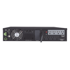 UPS de 1000 VA/900 W, Online Doble Conversión, Entrada 120 Vca NEMA 5-15P, Onda Senoidal Pura, Rack o Torre de 2 UR, Con 8 Tomas NEMA 5-15R
