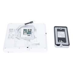 KIT DE VIDEOPORTERO IP COLOR BLANCO / Apertura con app / Súper elegante / Monitor WIFI /  Alimentación 110vca