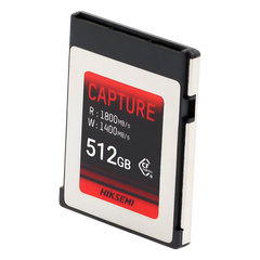 Memoria CFexpress Tipo B / 512 GB / 1800 MB/s Lectura / 1700 MB/s Escritura / Video 8K / PCIe Gen 3×2