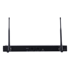 Receptor Inalámbrico Dual Canal Digital U-Band | 4 Bandas de Frecuencia (470-830 MHz) | Transmisión Digital pi/4-DQPSK | Pantalla TFT-LCD 2.2" | Anti-Interferencia con ID Code Pilot | Salidas Balanceadas y Desbalanceadas | Ecualizacion