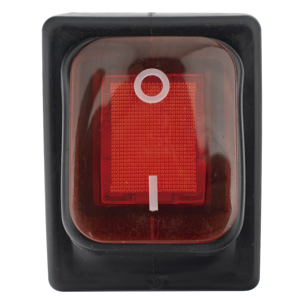 Interruptor tipo Switch con Led Color Rojo / IP65 / Diseño Industrial / NO, COM, NC / Terminales tipo F1