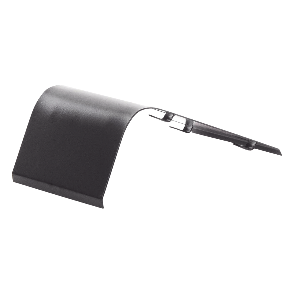 Bajada para cable de 100 mm de ancho, con baño de pintura epóxica en color NEGRO