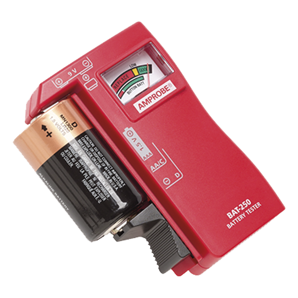 Probador de Baterías 9 Vcc / 1.5 Vcc [AA-AAA-C-D]