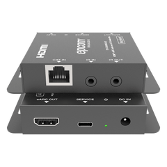 Extensor Audio HDMI eARC | 50 Metros | CAT5e/6 | Soporte Dolby Atmos DTS-HD | IR Bidireccional | CEC Passthrough | Carcasa Metálica