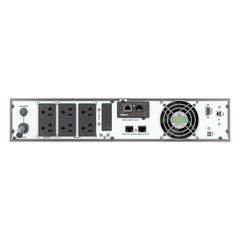 UPS SmartZone de 2000 VA/2000 W, Online Doble Conversión, Entrada 120 Vca NEMA 5-20P, Onda Senoidal Pura, 2 UR, Con 6 Tomas NEMA 5-20R, Incluye Tarjeta de Red y Kit de Rieles