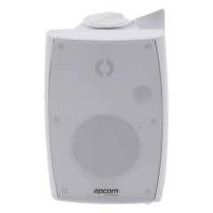 Altavoz de Pared de 2 vías | Woofer 4in + 1.5in | 2.5W - 20W | Para Sistemas 70/100V y 8 ohms | Material ABS | Rejilla y Bracket de Metal | Color Blanco