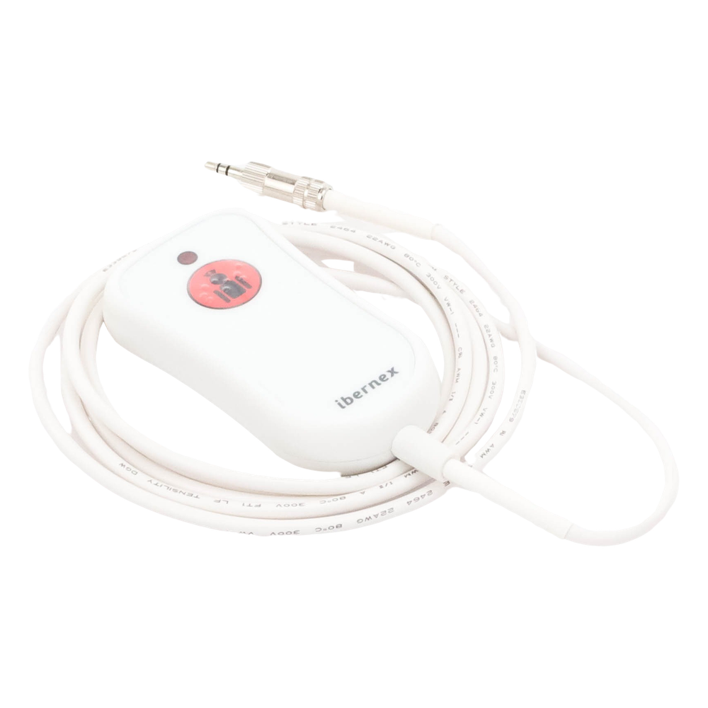 Pulsador de Llamada para Paciente Encamado — Botón Braille, Resistente a Líquidos y Fácil de Localizar en la Oscuridad