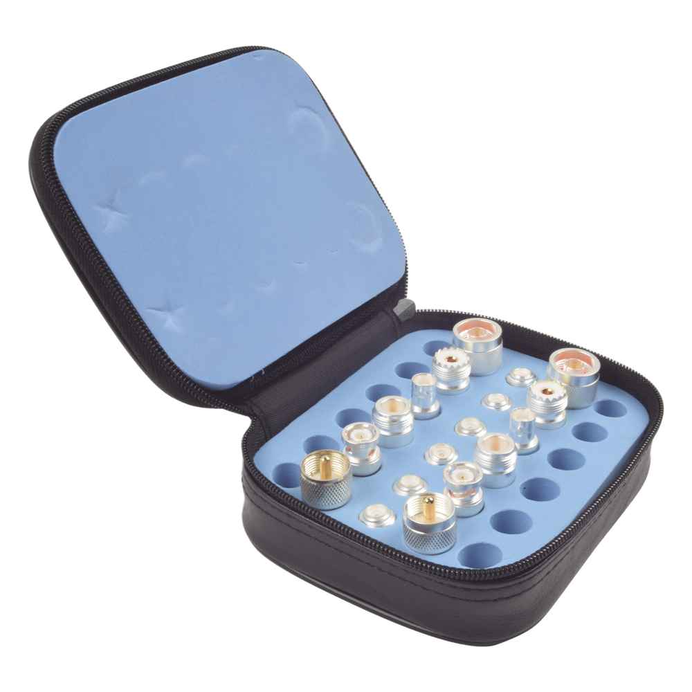 Kit de 18 Adaptadores TELE-DAPT RF 2000 con Estuche.