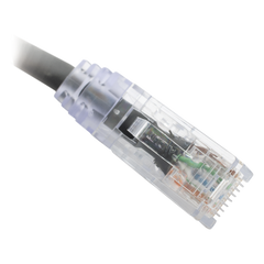 Cable de Parcheo TX6, UTP Cat6, 24 AWG, CM, Color Negro, 0.3 Metros (1 Pie)