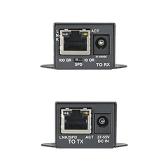 Kit de Extensor PoE/PoE+, Hasta 610 Metros (2000 ft) con Cable Cat5e o Cat6, 10/100Mbps, Incluye Transmisor, Receptor y Fuente de Alimentación