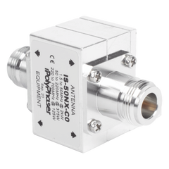 Protector Coaxial RF / 1.5-700 MHz / 50 &Omega; / Conectores N Hembra / Ceja Lateral / 2 kW