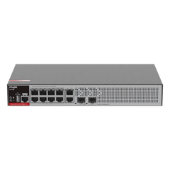 Switch PoE+ Empresarial 125 Watts, Administrable L2+, 8 Puertos PoE Gigabit , 2 Puertos Uplink Gigabit y 2 Puertos Uplink SFP 2.5G