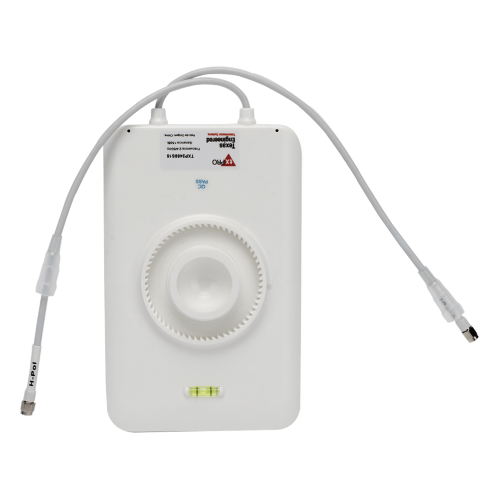 Antena Sectorial Wi-Fi de 90° para Exterior con Montaje / 2.4 y 5 GHz / Ganancia 15 dBi / Conectores RPSMA / Ideal para APs Conectorizados Unifi, Altai, TP-Link y Grandstream.
