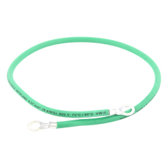 Jumper para Puesta a Tierra con Cable 8 AWG con Conectores de Ojo de 50 cm.