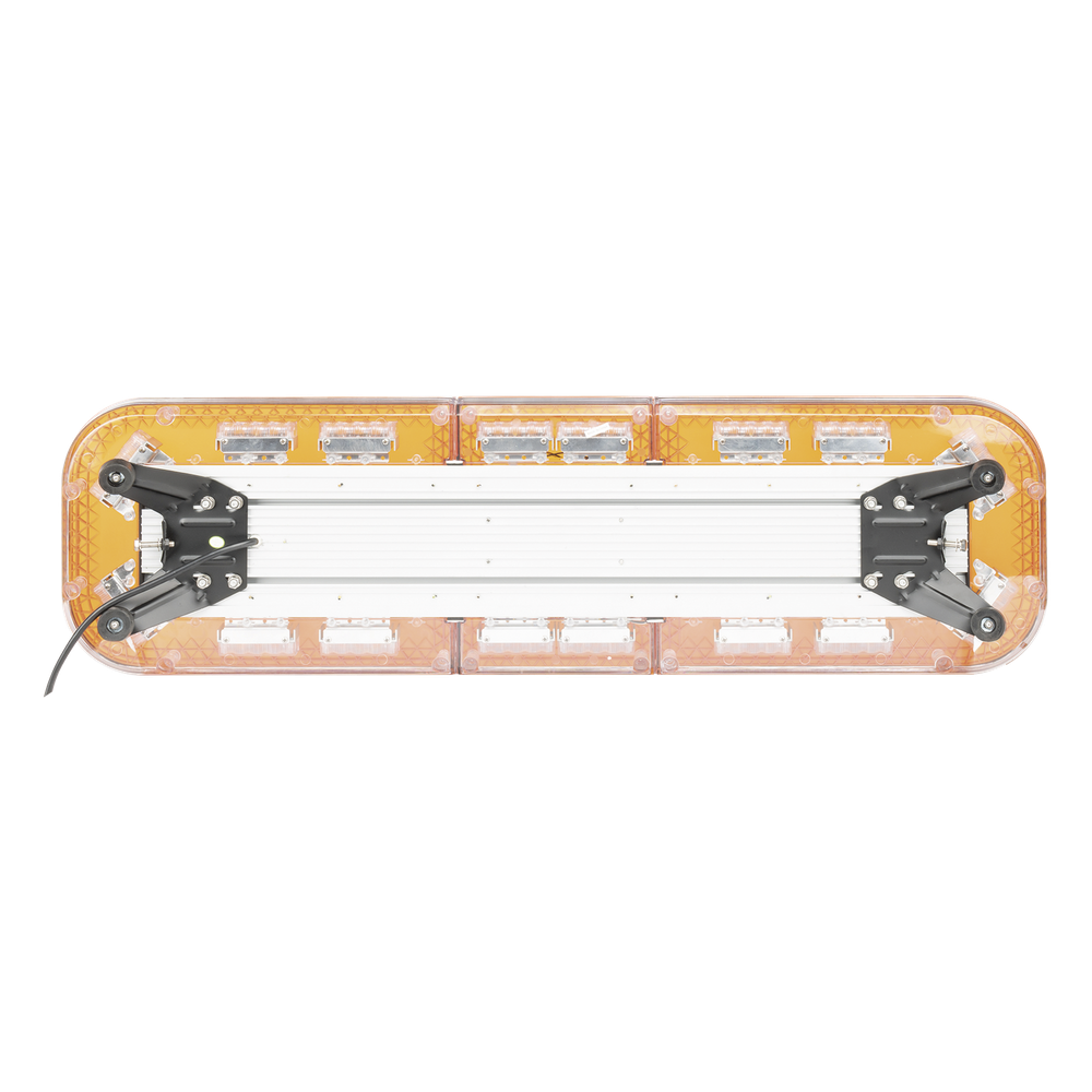 Barra de luces de 47" con 88 LEDs de alta potencia, color ámbar, ideal para equipar unidades de seguridad privada, minería e industria