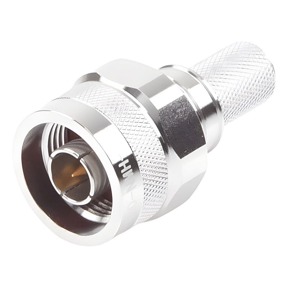 Conector N Macho Plegable Hex. con Pin Cautivo para cables Tipo RG8