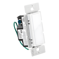 Interruptor electrónico Maestro de encendido/apagado, 8 A en iluminación y motores de 1/4 HP, 120 V, un polo o multilocalización, requiere neutro, para RadioRA 2 y RA2 Select