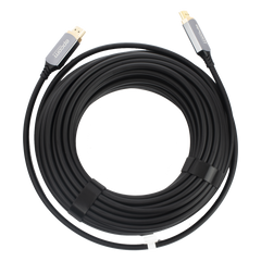Cable HDMI de Fibra Óptica de 15 Metros (49.21 Pies) | Alta Definición | Versión 2.1 | Alta Velocidad 18Gbps | 8K@60Hz | HDCP 2.2 | Resistente a EMI y RFI